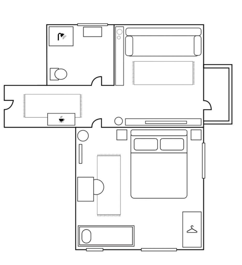 Layout of Seaview Suite